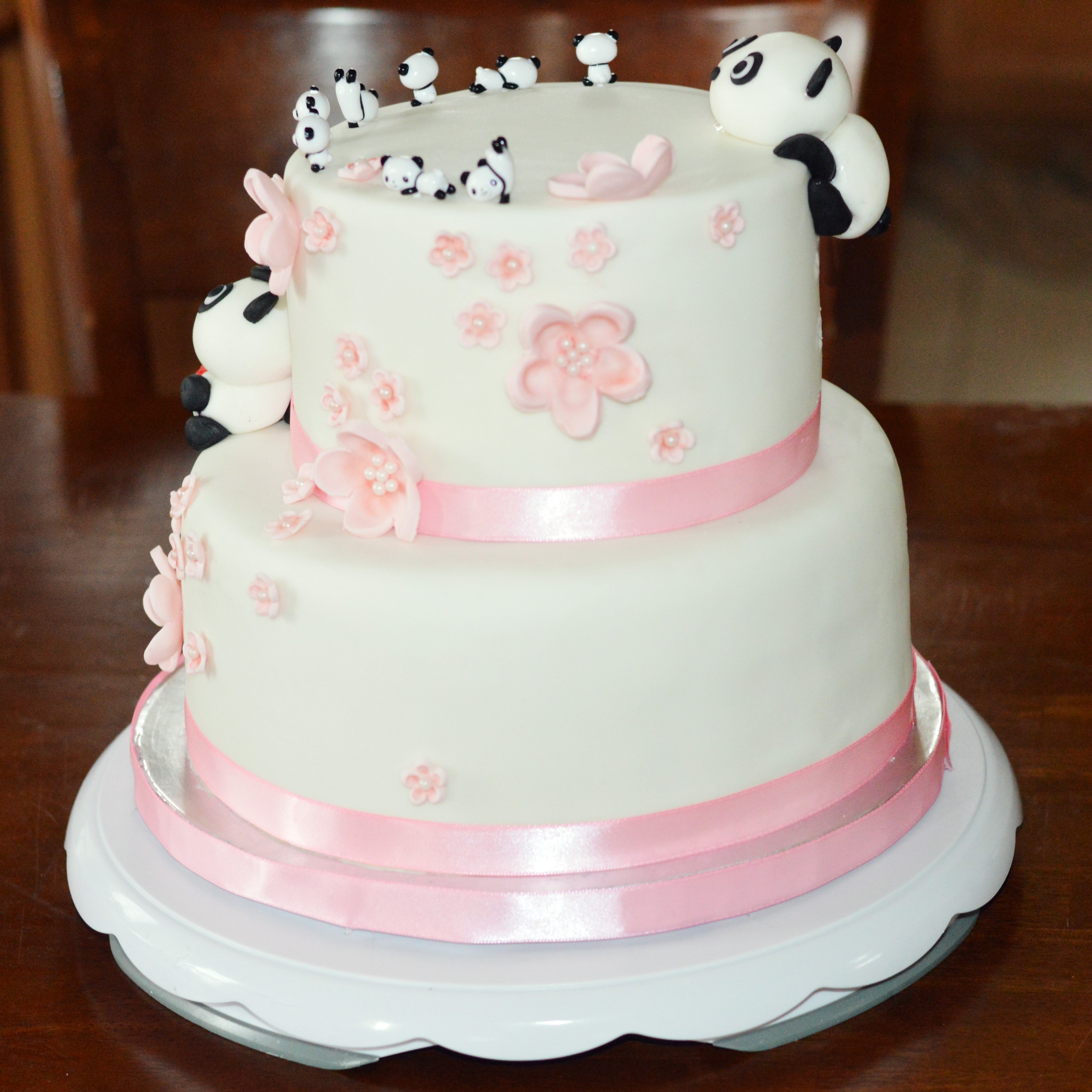 Panda wedding cake