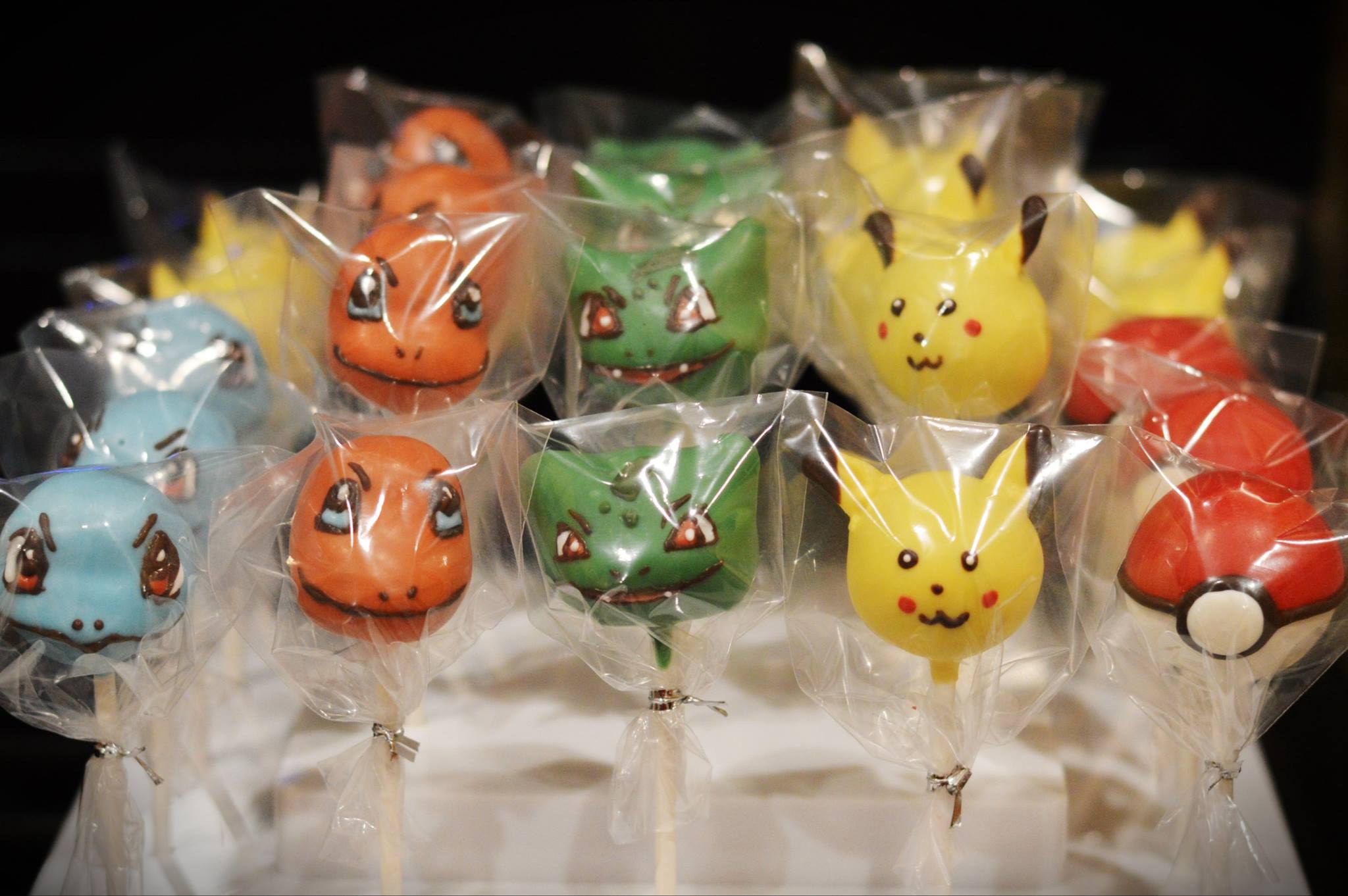 Pokemon character cakepops