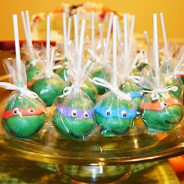 TMNT cakepops